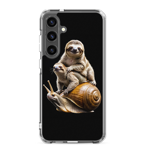 Sloth Riding A Snail Samsung Case