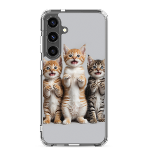 Funny Tripple Cats Samsung Case