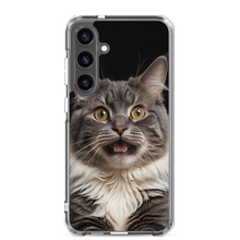 Shocked Cat Face Samsung Case