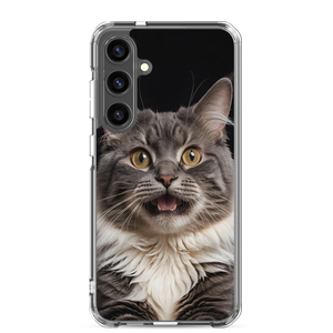 Shocked Cat Face Samsung Case