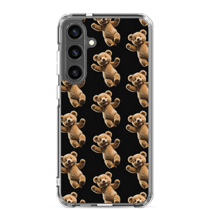 Happy Teddy Bear Pattern Samsung Case