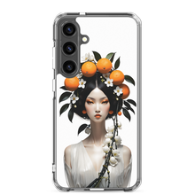 Beauty Lady with Orange Fruits Samsung Case