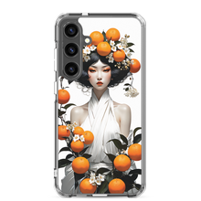 Oriental Lady with Orange Fruits Samsung Case