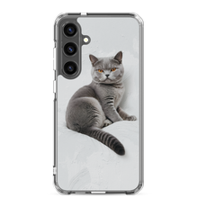 Relaxing British Shorthair Cat Samsung Case