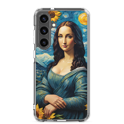 Monalisa Painting in Van Gogh Style Samsung Case