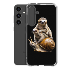 Sloth Riding A Snail Samsung Case