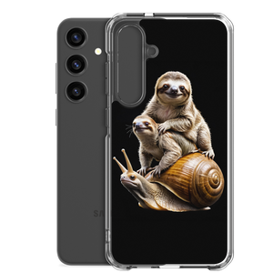 Sloth Riding A Snail Samsung Case