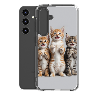 Funny Tripple Cats Samsung Case