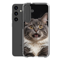 Shocked Cat Face Samsung Case