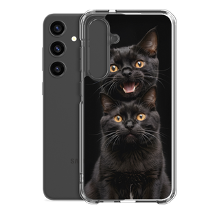 Two Black Cats Follows Samsung Case