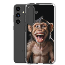 Happy Monkey Black Samsung Case