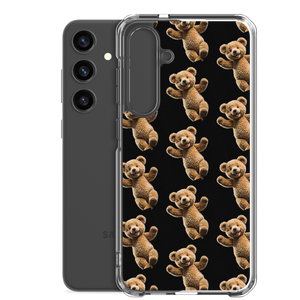 Happy Teddy Bear Pattern Samsung Case