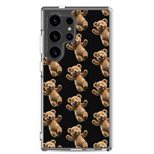 Happy Teddy Bear Pattern Samsung Case