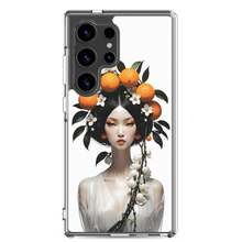 Beauty Lady with Orange Fruits Samsung Case