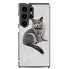 Relaxing British Shorthair Cat Samsung Case