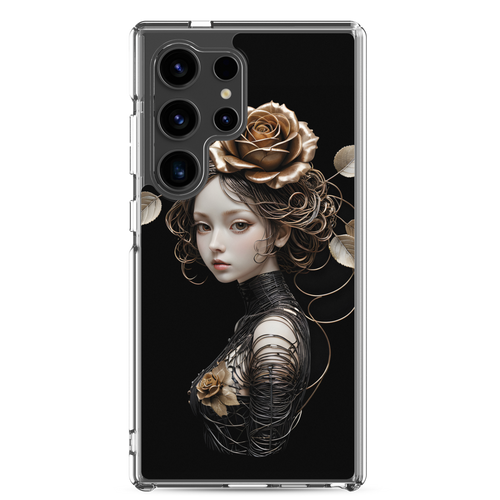 Lady Rose Copper Wire Art Samsung Case