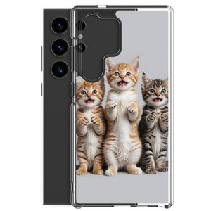 Funny Tripple Cats Samsung Case