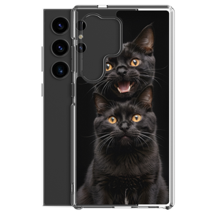 Two Black Cats Follows Samsung Case