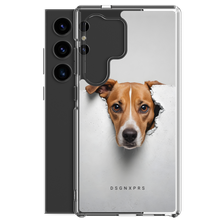 Funny Sad Dog Peep Samsung Case