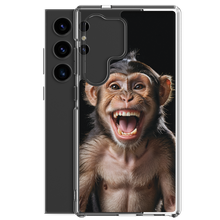 Happy Monkey Black Samsung Case