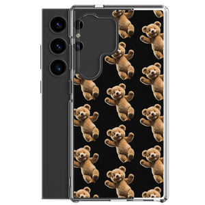 Happy Teddy Bear Pattern Samsung Case