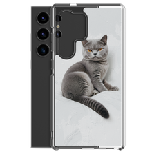 Relaxing British Shorthair Cat Samsung Case