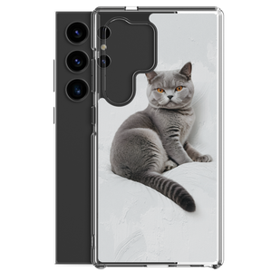 Relaxing British Shorthair Cat Samsung Case