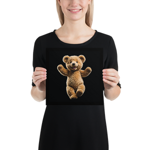 Happy Teddy Bear Poster Print Art