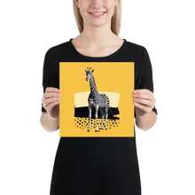 Giraffe Zebra Skin Poster Print Art