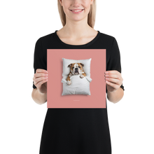 Sleeping Bulldog Poster Print Art