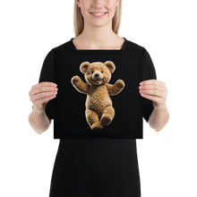 Happy Teddy Bear Poster Print Art