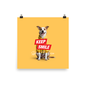 Good Boy Yellow Poster Print Art