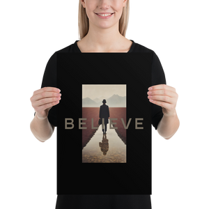 Believe Poster Print Art