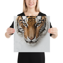 Silent Tiger Head Poster Print Art