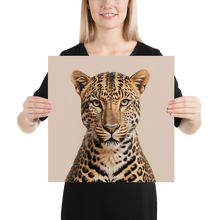 Leopard Potrait Poster Print Art