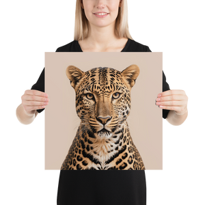 Leopard Potrait Poster Print Art