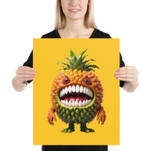 Pineapple Monster Poster Print Art