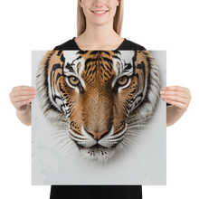 Silent Tiger Head Poster Print Art