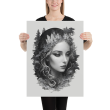 Grayscale Gaia Poster Print Art