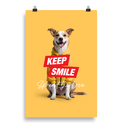 Good Boy Yellow Poster Print Art