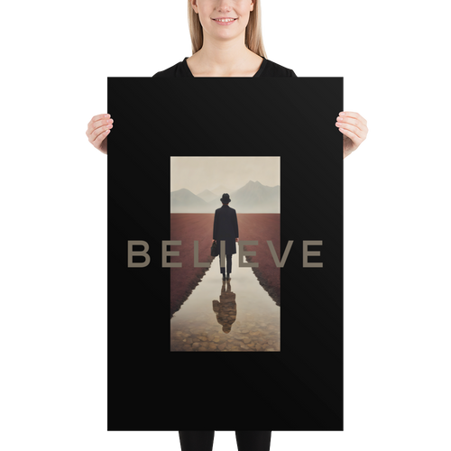 Believe Poster Print Art