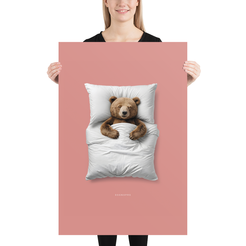 Sleeping Bear Poster Print Art