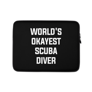 World's Okayest Scuba Diver Laptop Sleeve