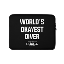 World's Okayest Diver Laptop Sleeve
