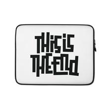 THIS IS THE END? White Laptop Sleeve