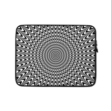 Vertigo Optical Illusion Background Laptop Sleeve