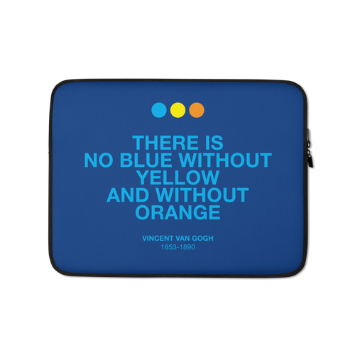 13″ There is No Blue Laptop Sleeve by Design Express
