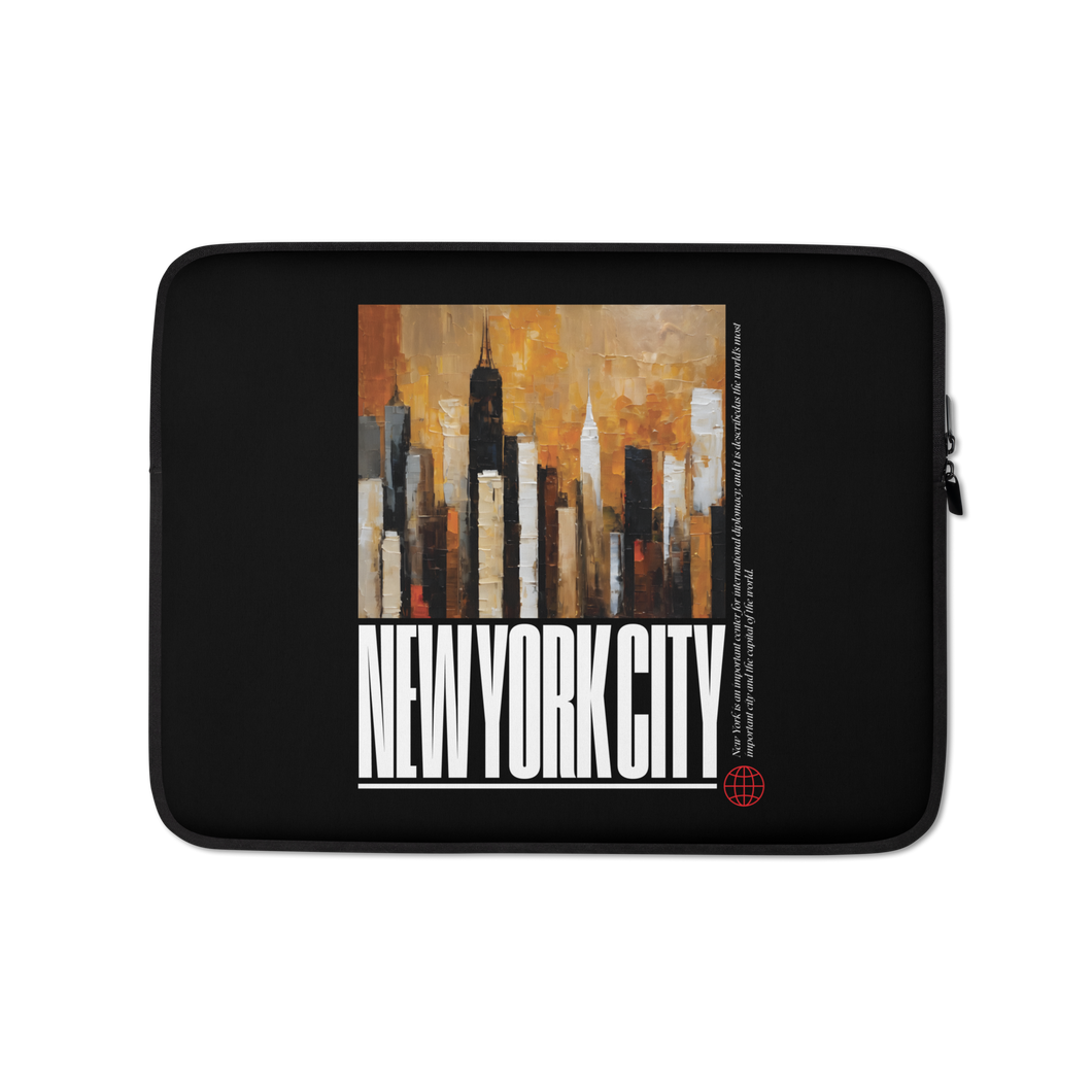 NYC Landscape Painting Laptop Sleeve