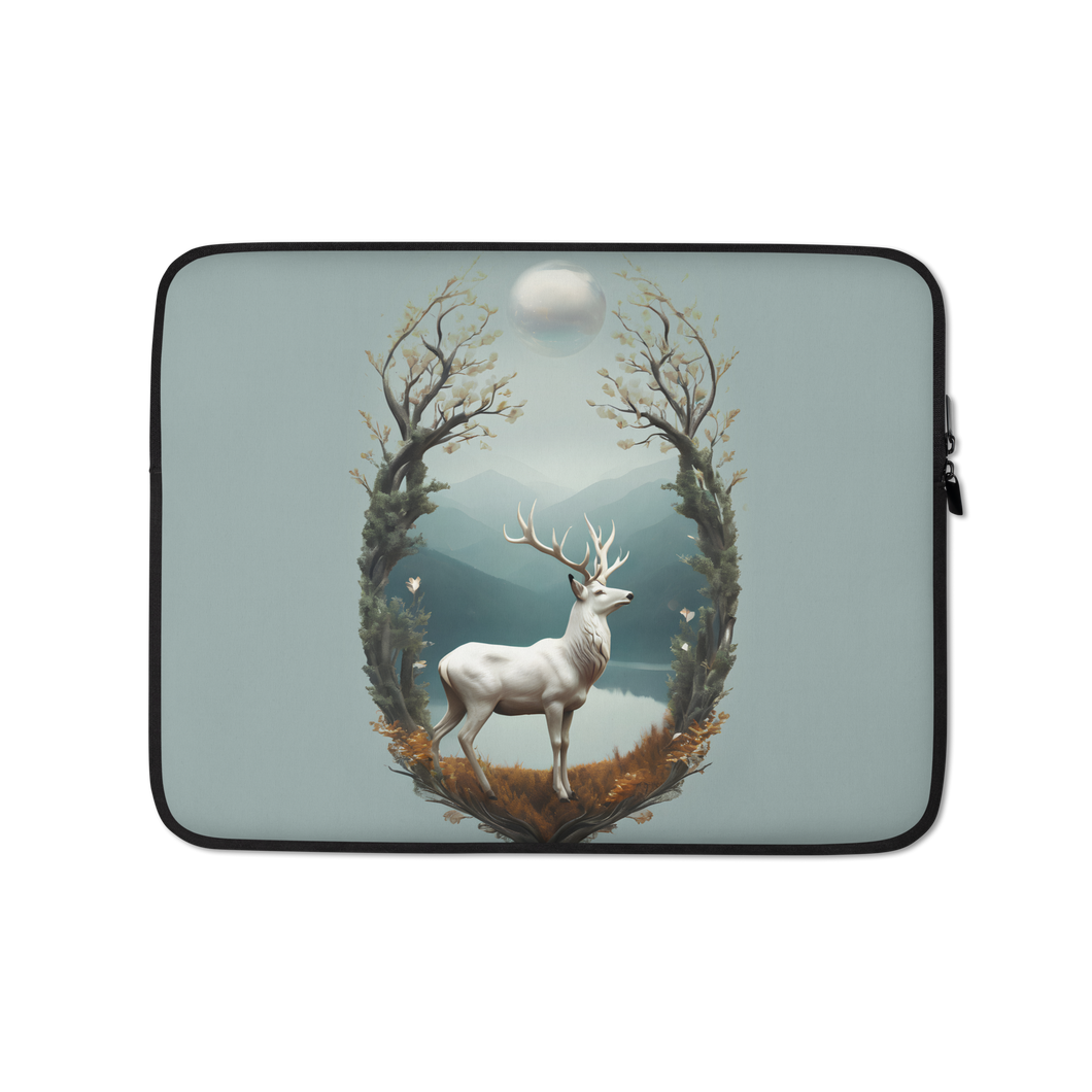 Deer By The Lake Laptop Sleeve