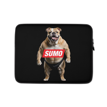 Sumo Bulldog Black Laptop Sleeve